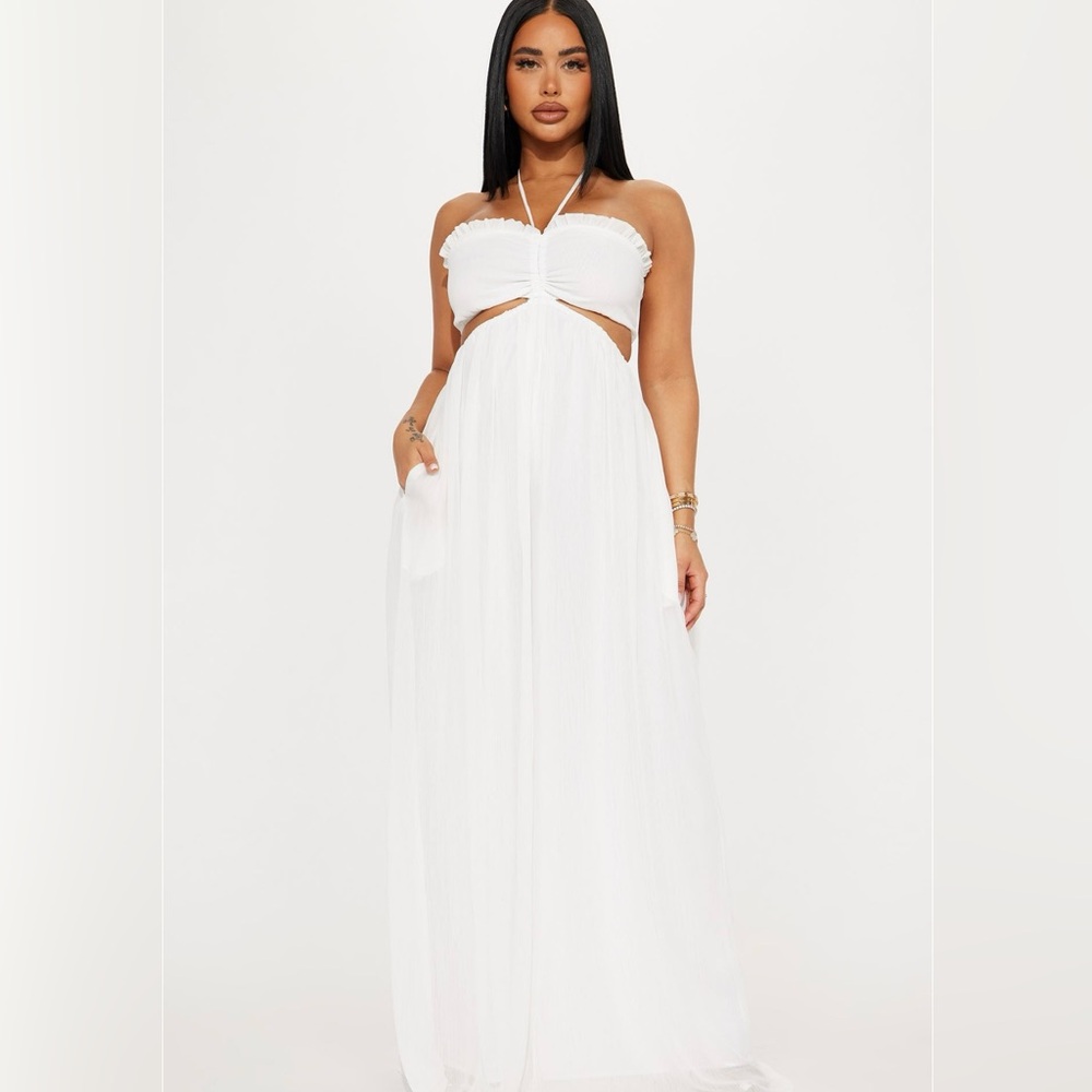 Fashion Nova White Jumpsuit